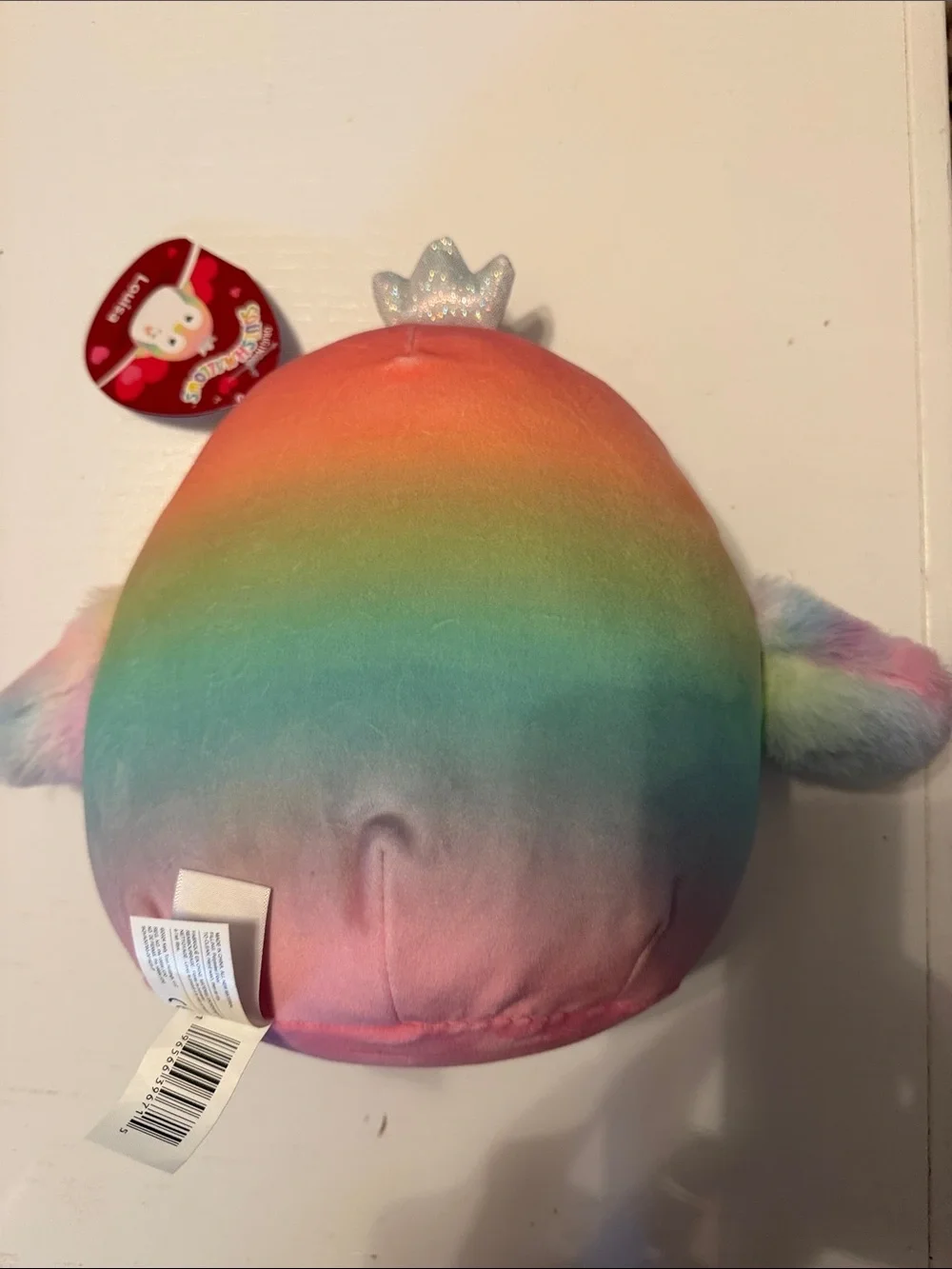 Squishmallows NWT Medium Rainbow Penguin Plush